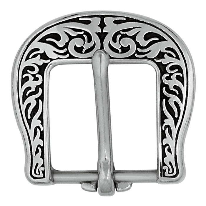 04005 Horse Shoe Brand Floral Buckle, 3/4"
