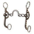 4-5/8" Pony Bit, Chain Mouth with Port, Buffed Black