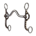 4-5/8" Pony Bit, Medium Port Mouth, Buffed Black