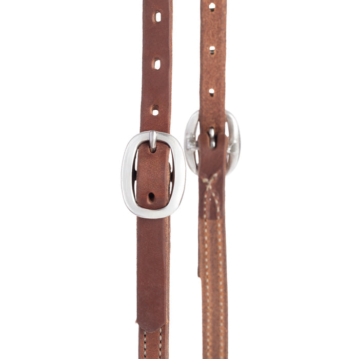 5/8" Oiled Hermann Oak Harness Leather Trainer Headstall