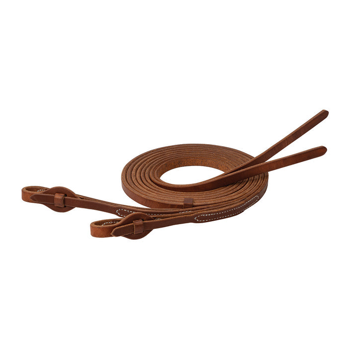 5/8" x 8' Oiled Hermann Oak Harness Leather Quick Change Split Reins