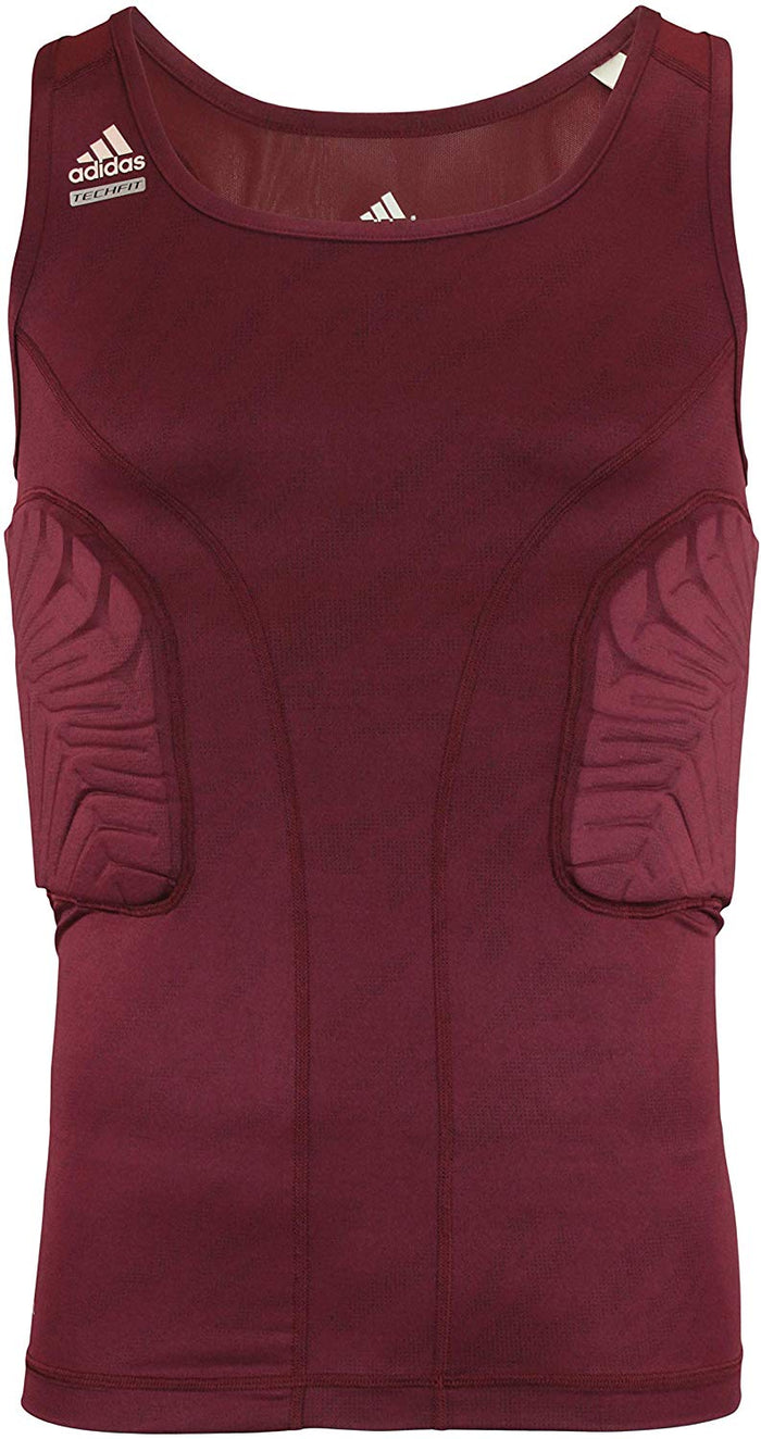 Adidas Adult Techfit Padded Compression Shirt, Color Options