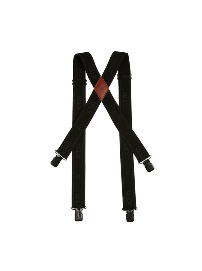 XTM Performance Suspenders Black Adults Braces Suspenders TU003-BLK
