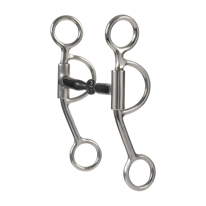 All Purpose Bit, 5" Sweet Iron Snaffle Mouth with Copper Inlay