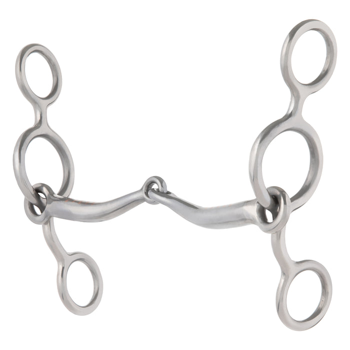 All Purpose Bit with 5" Sweet Iron Smooth Snaffle Mouth