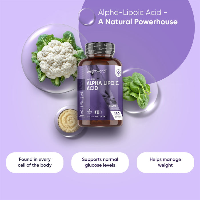 Benefits of our Alpha Lipoic Acid Capsule supplement