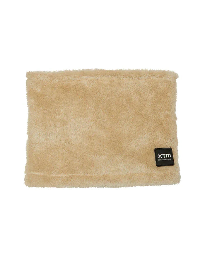 XTM Performance Neck Gaiters Almond Alps Sherpa Fleece Neck Warmer Gaiter HU092-ALM