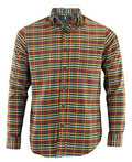 Argyle Culture Men's Long Sleeve Button Up Plaid Shirt, Multicolored