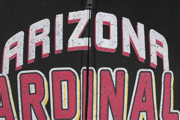 Arizona Cardinals NFL Football Men's In The Pocket Full Zip Fleece Hoodie, Black