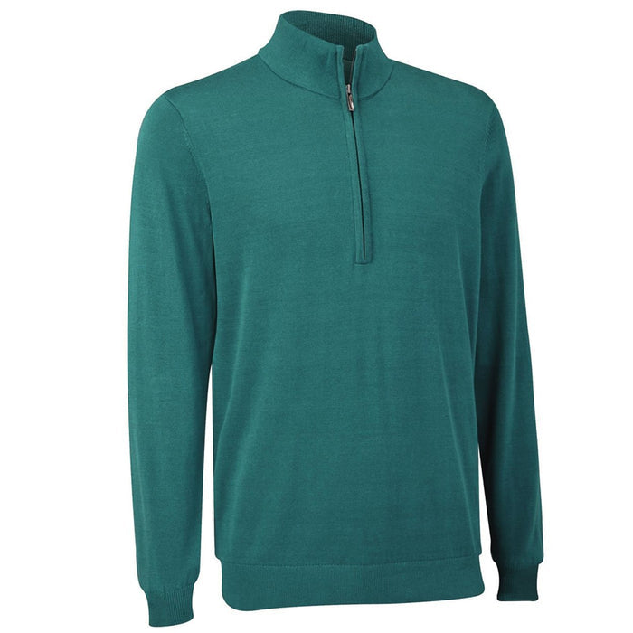 Ashworth Men's Solid Half Zip Pima Fitted Pullover Sweater, Color Options
