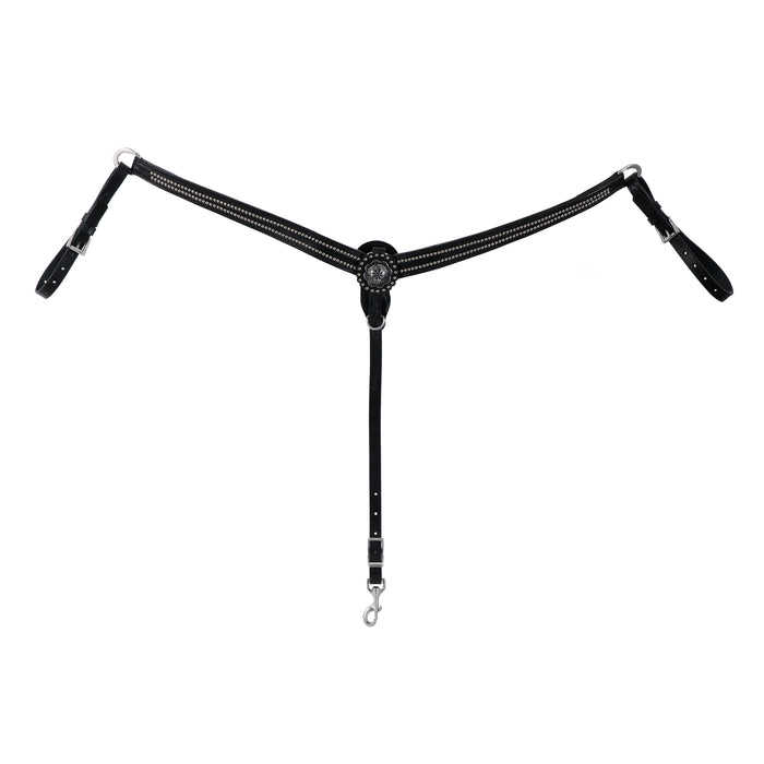 Back in Black Tapered Breast Collar