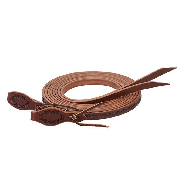 Barbed Wire Split Reins, 5/8" x 8
