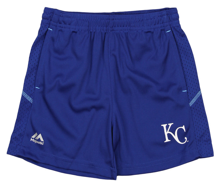 Baseball MLB Toddlers Kansas City Royals Foul Line Shorts Set, Blue