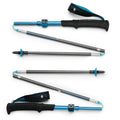 Black Diamond Trekking Poles 110cm Distance Carbon FLZ Poles (Current Season) BD11255540071101