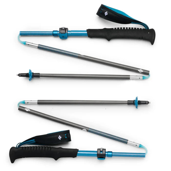 Black Diamond Trekking Poles 110cm Distance Carbon FLZ Poles (Current Season) BD11255540071101