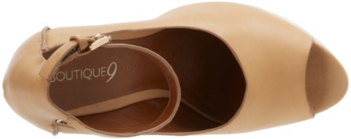 Boutique 9 Pali Women's Platform Pumps Heels, Natural