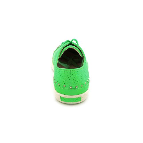 Boutique 9 Women's Katelyn1 Fashion Studded Lace Up Sneakers Shoes, Green