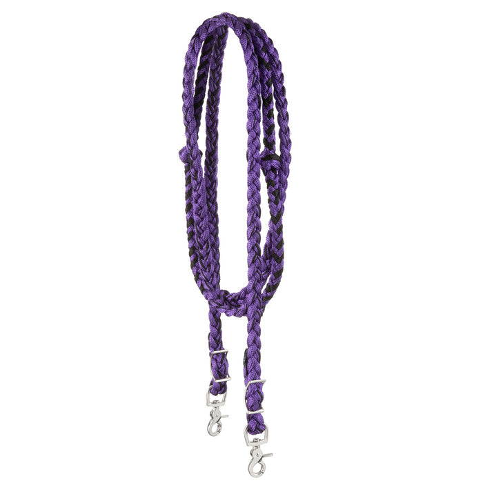 Braided Polyester Barrel Rein