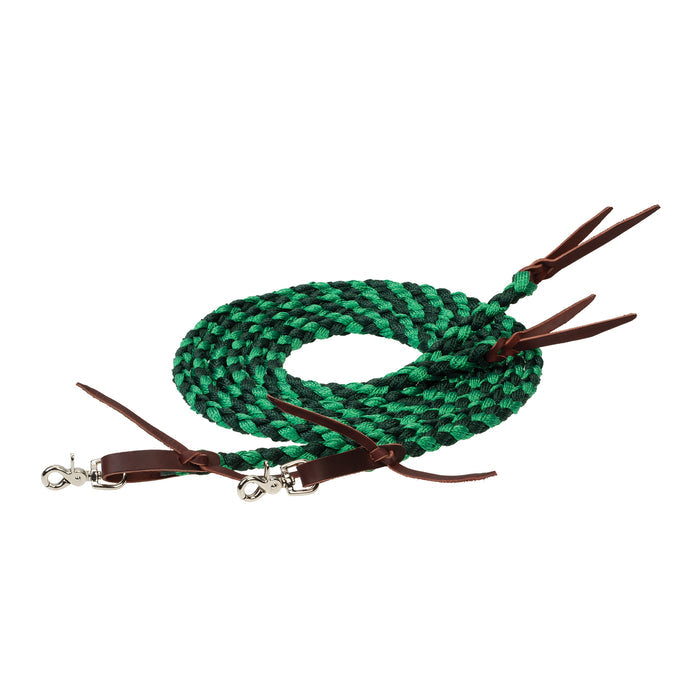 Braided Split Reins, 1/2" x 8