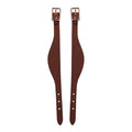 Bridle Leather Fender Hobbles, Flared