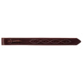 Burgundy Latigo Off Billets, Doubled and Figure 8 Stitching