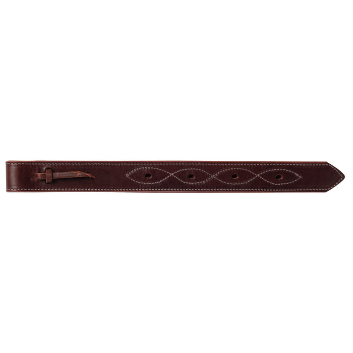 Burgundy Latigo Off Billets, Doubled and Figure 8 Stitching