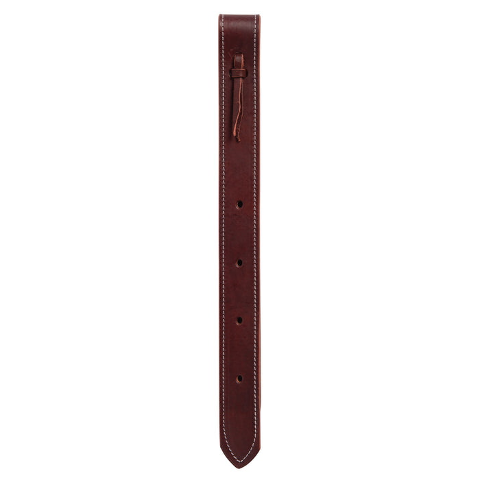Burgundy Latigo Off Billets, Doubled and Stitched
