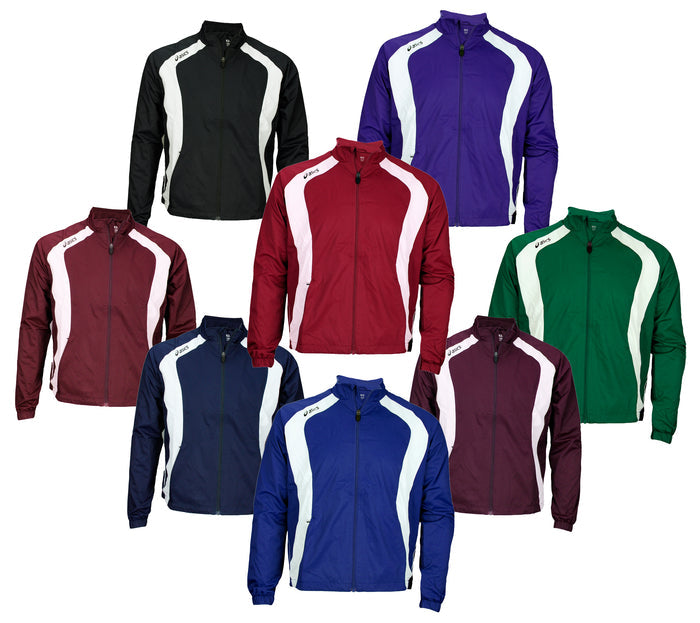 Asics Caldera Men's Athletic Windbreaker Warm Up Jacket, Several Colors