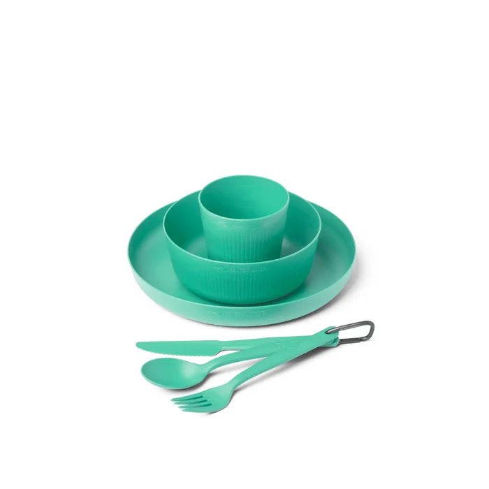 Sea to Summit Dinnerware Set Cabbage Camp Dinnerware Set w/ Mesh Sack - [6 Piece] 054303