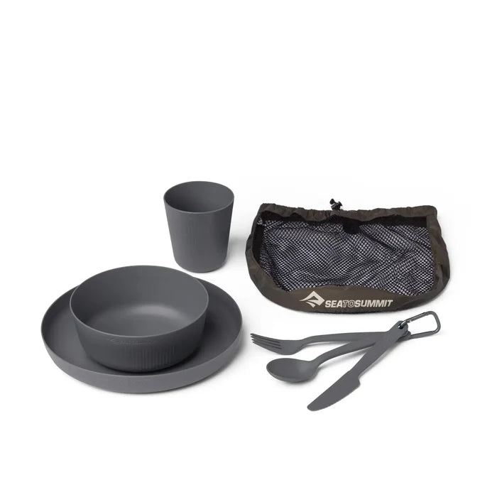 Sea to Summit Dinnerware Set Camp Dinnerware Set w/ Mesh Sack - [6 Piece]