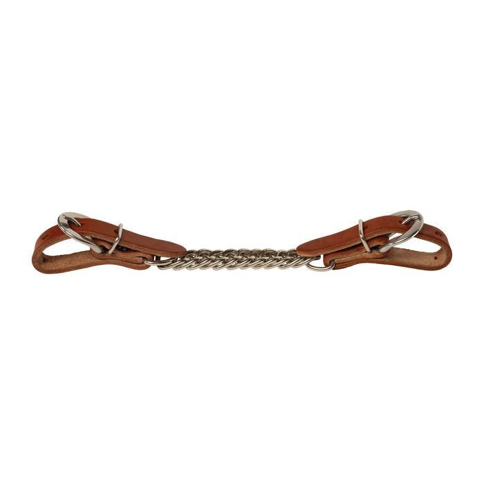 Canyon Rose Single Flat Link Nickel Plated Chain Curb Strap