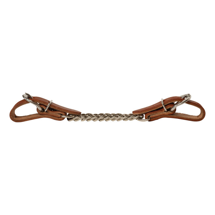 Canyon Rose Single Flat Link Nickel Plated Chain Curb Strap
