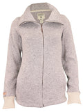 CCM Women's Paper Fleece Track Jacket, Grey
