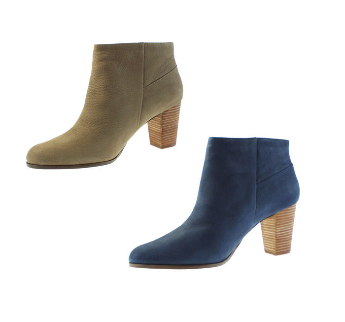 Cole Haan Women's Davenport Bootie II Suede Ankle Boots - Blue Or Grey