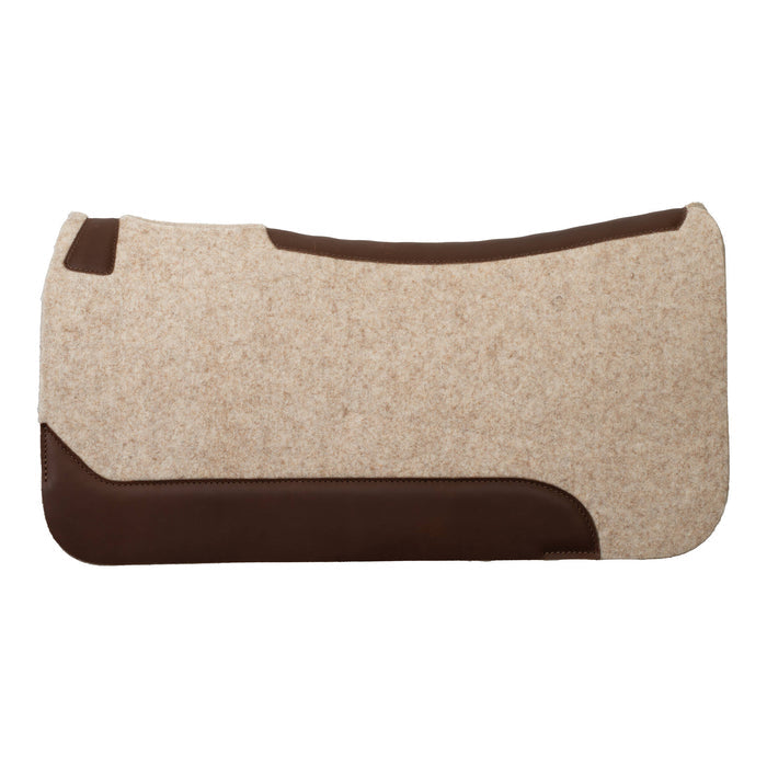 Contoured Wool Blend Felt Saddle Pad, 3/4”