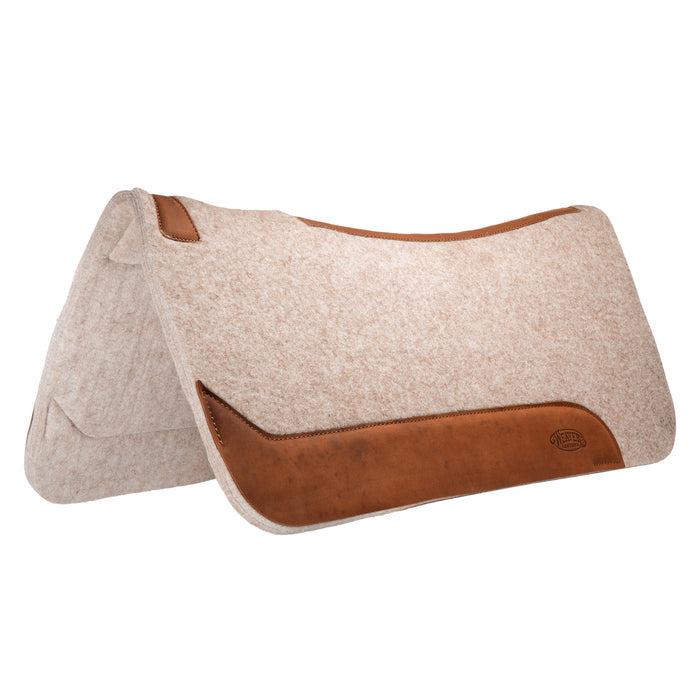 Contoured Wool Blend Felt Saddle Pad