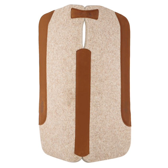 Contoured Wool Blend Felt Saddle Pad