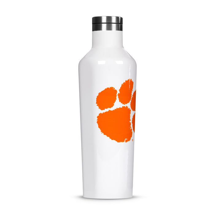 Corkcicle NCAA 16oz Clemson Tigers Big Logo Triple Insulated Stainless Steel Tumbler