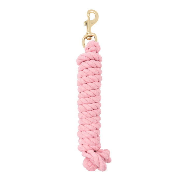 Cotton Lead Rope with Brass Plated 225 Snap, 5/8" x 10'