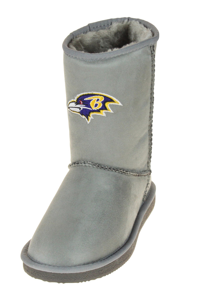 Cuce Shoes Baltimore Ravens NFL Football Women's The Devotee Boot - Gray