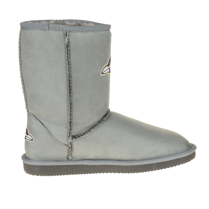 Cuce Shoes Baltimore Ravens NFL Football Women's The Devotee Boot - Gray