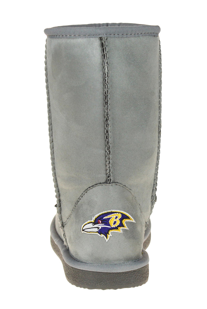 Cuce Shoes Baltimore Ravens NFL Football Women's The Devotee Boot - Gray