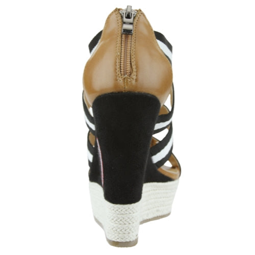 Cuce Shoes MLB Baseball Women's Washington Nationals The Rookie II Wedges Heels