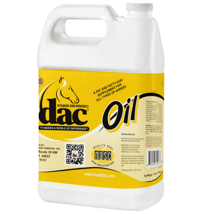 dac® Oil Supplement for Horses, with Flaxseed Oil, Fish Oil & Vitamin E