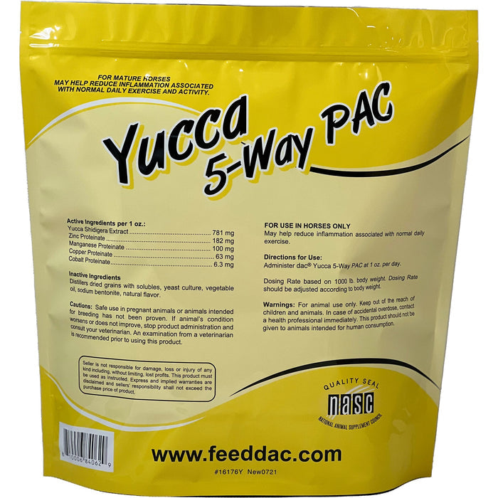 dac® Yucca 5-Way PAC Trace Mineral Supplement for Horses