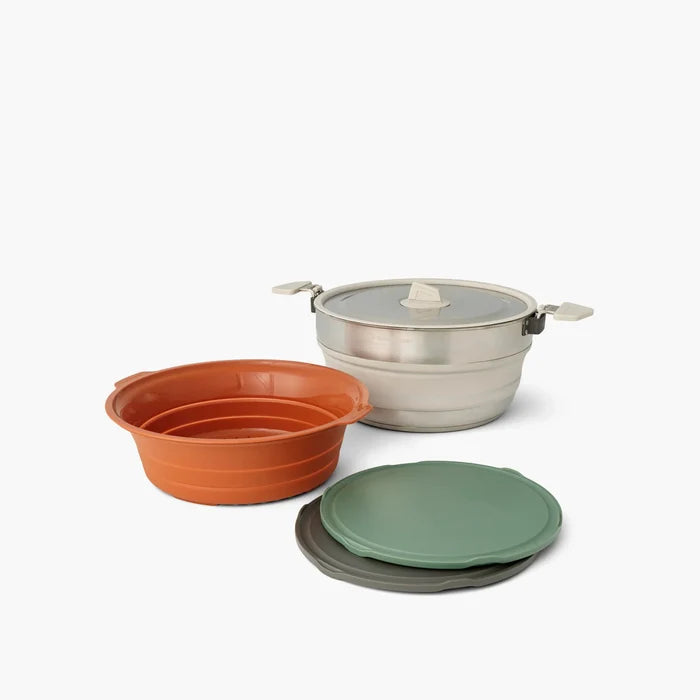 Sea to Summit Cook Set Detour Essentials Camp Kitchen Kit - 5L Pot Set ACK026031-122106