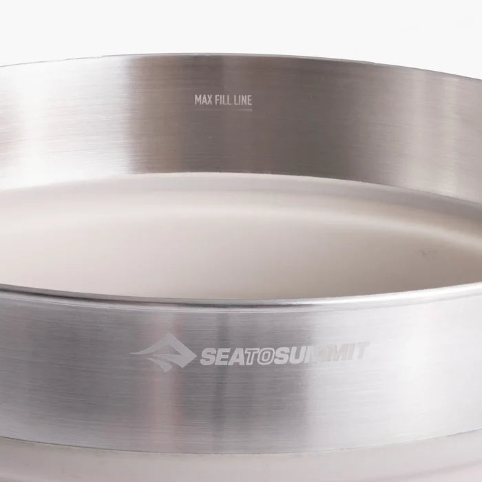 Sea to Summit Camping Pots Detour Stainless Steel Collapsible Pot