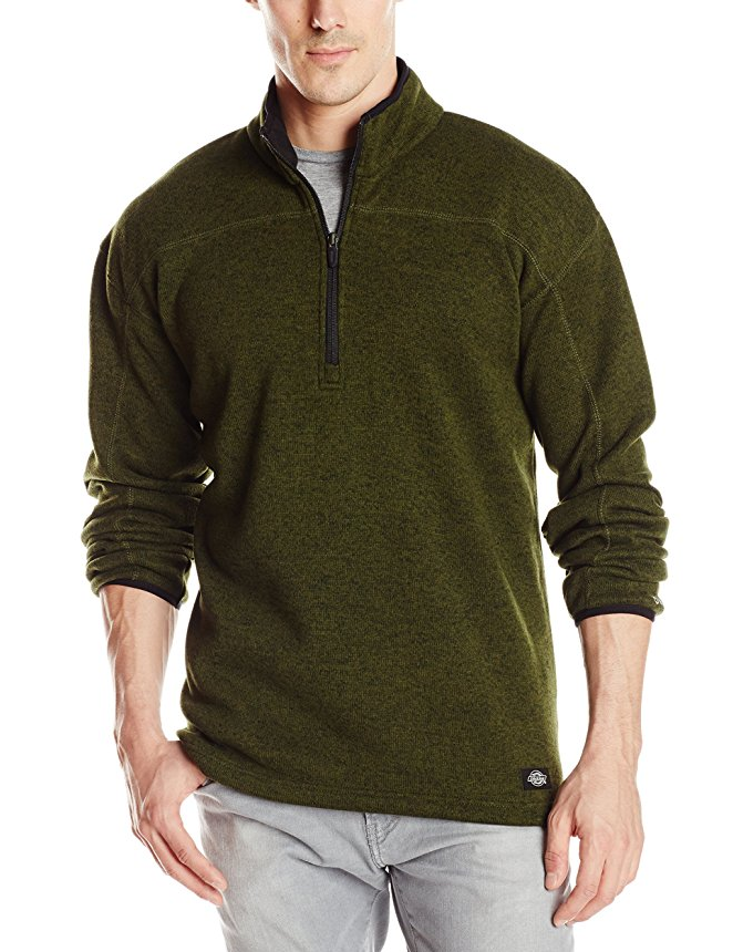 Dickies Men's Big Work Tech Fleece Pullover, Grape Leaf