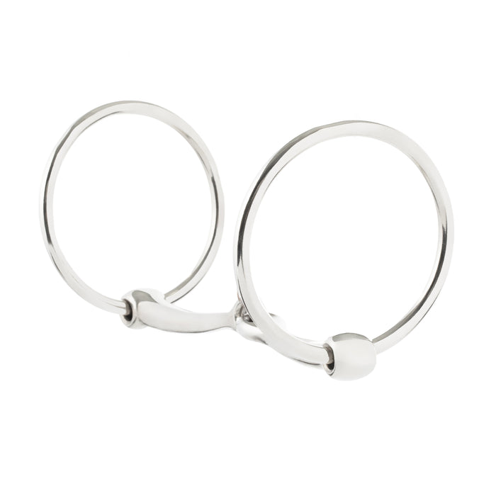 Draft Bit, 6" Snaffle Mouth, Nickel Plated