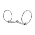Draft Bit, 6" Snaffle Mouth, Polished Stainless Steel